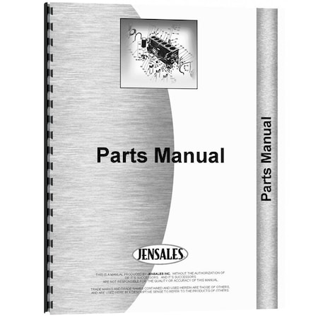 Fits International Harvester 2ME Tractor Parts Manual